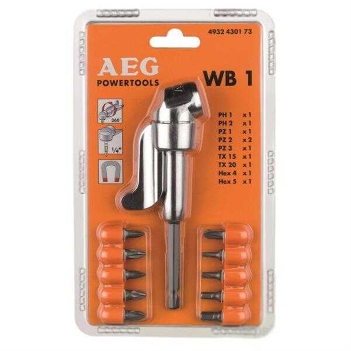 KOSE ADAPTORU AEG VIDALAMA WB1(+10 PRC UC)