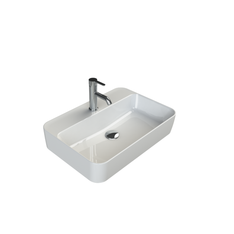 LAVABO HERA 60X42 TEZGAH USTU CANAK LAVABO