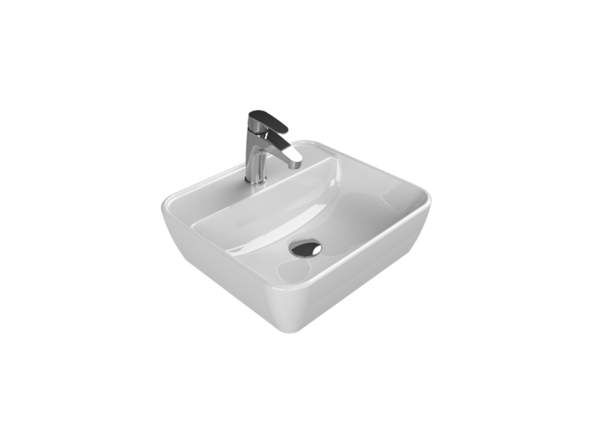 LAVABO ONE 46*42 BEYAZ DELIKLI