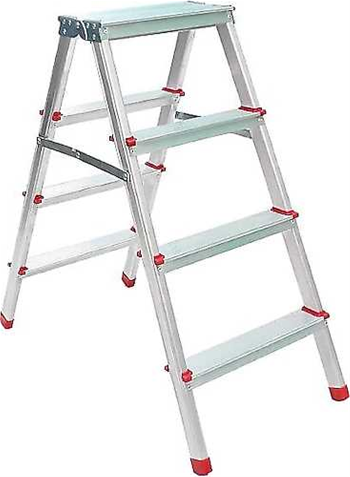 MERDIVEN ALUMINYUM CIFT CIKISLI 5 BASAMAKLI