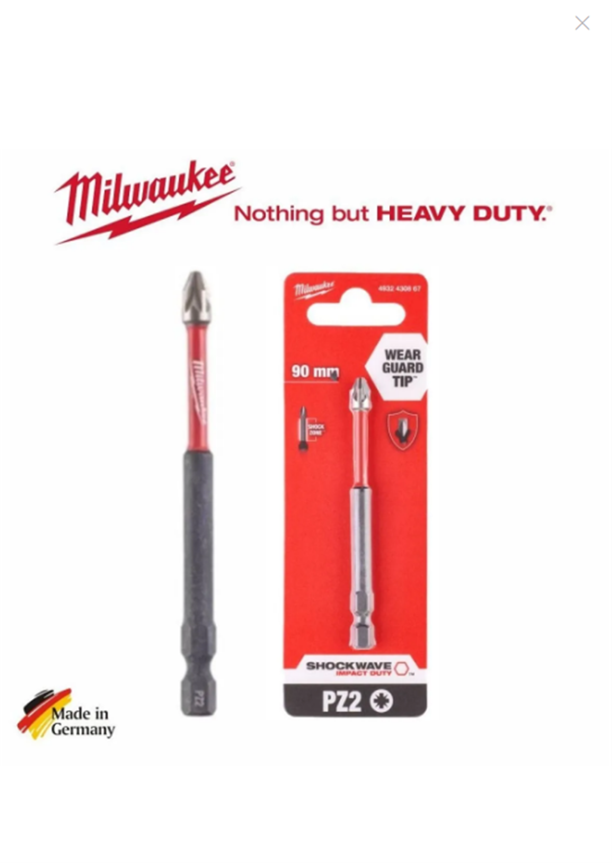 YILDIZ UC PH2 90MM MILWAUKEE 1LI PKT