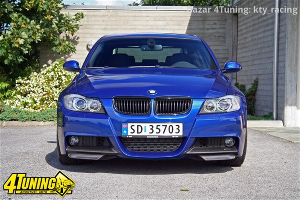 Bmw E90 Makyajsız M Tapon Flaplar Parlak Siyah (Plastik)