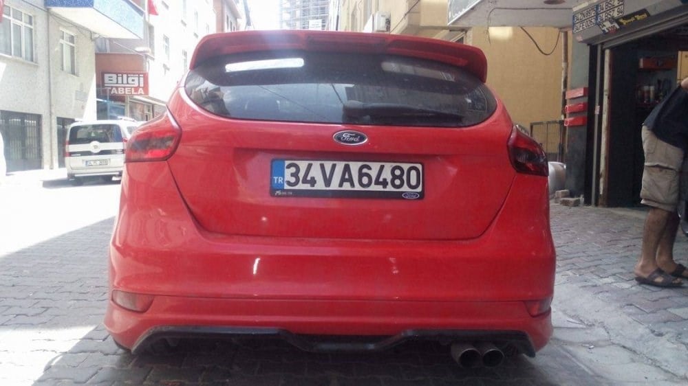 Ford Focus 3 Makyajlı Hb Boyasız Arka Ek (Plastik)