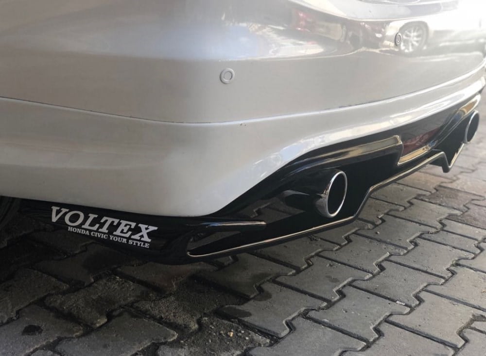 Honda Civic Fb7 Voltex Difüzör Parlak Siyah  VTEC 2 Uyumlu(Plastik)