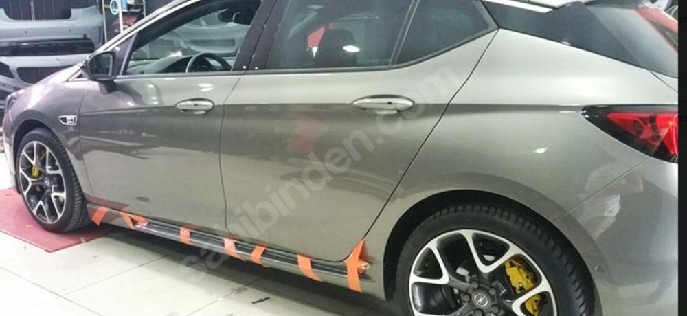 Opel Astra K Boyasız Yan Marşpiyel  (Plastik)