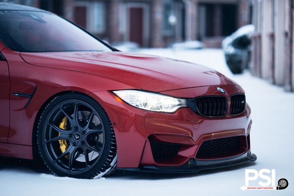 BMW F30 M3 Parlak Siyah Ön Lip (Plastik)