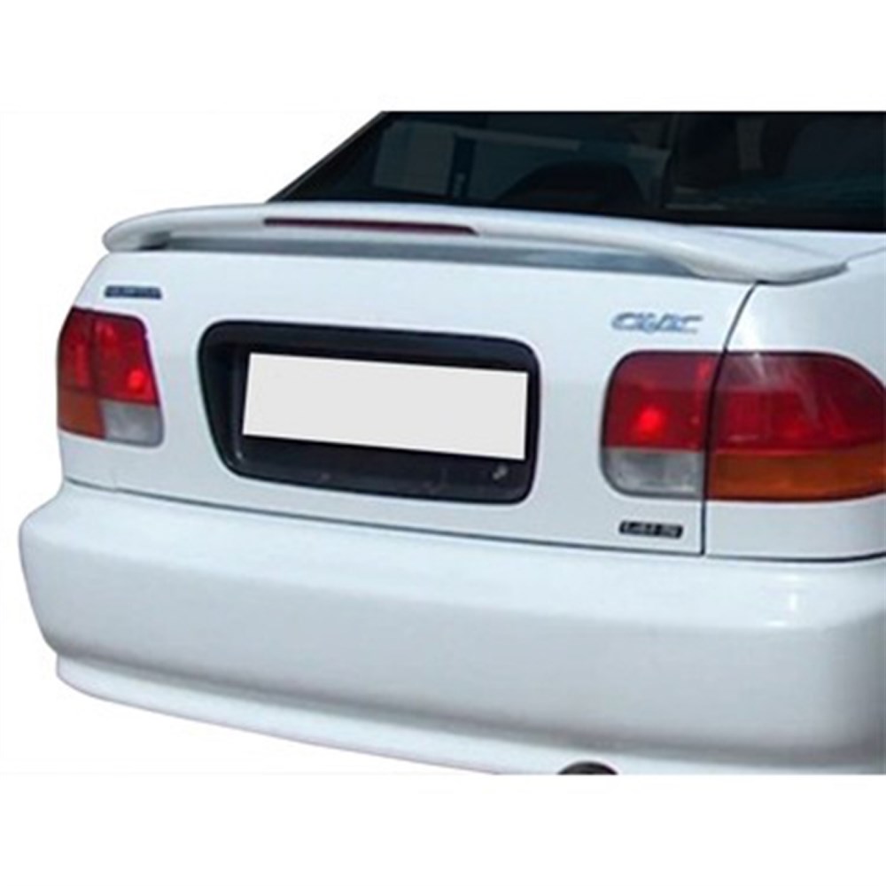 Honda Civic 1999 2001 Işıklı  Spoiler fiberglass  Boyasız
