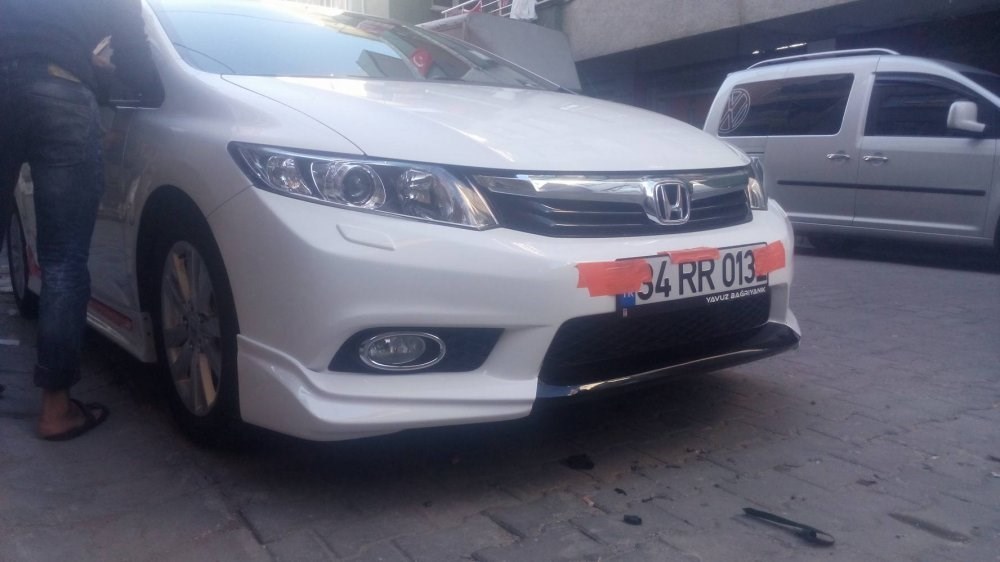 Honda Civic Fb7 Modulo  Boyasız Ön Ek (Plastik)