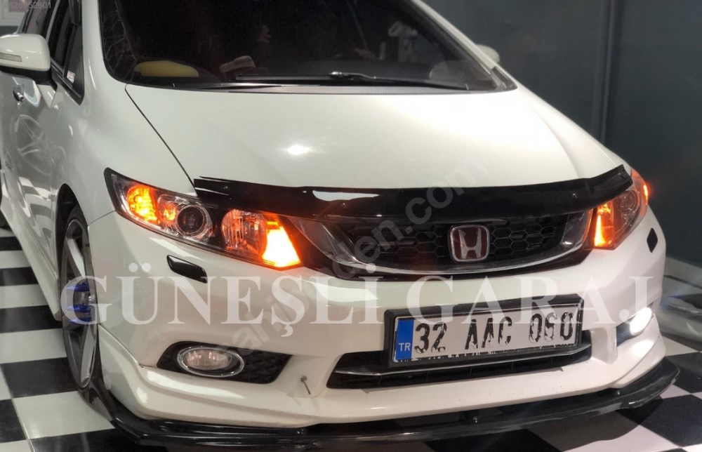 Honda Civic Fb7 Modulo Parlak Siyah  Ön Lip