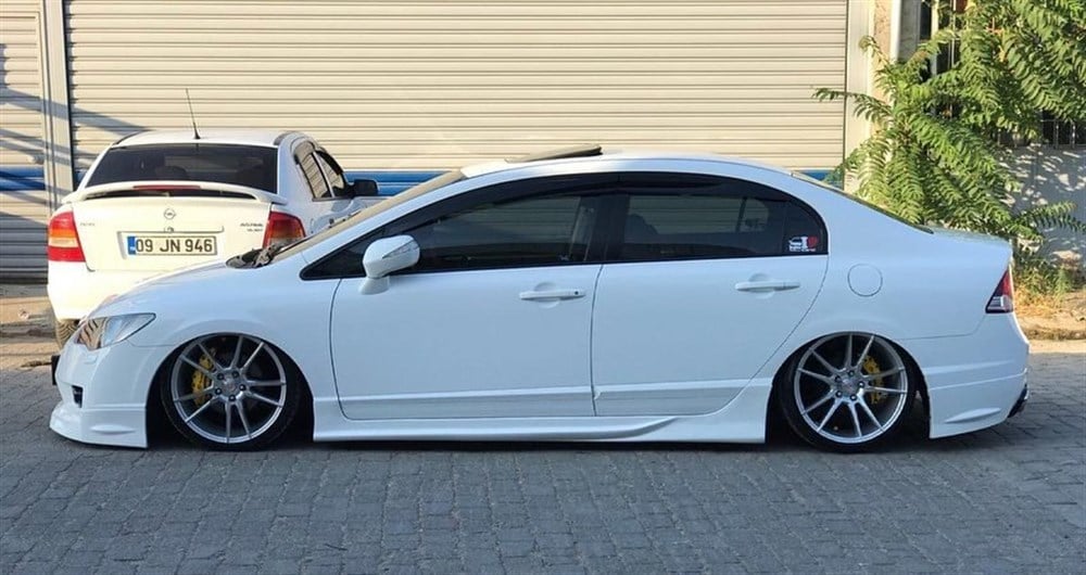Honda Civic Fd6 Custom Boyasız  Yan Marşpiyel (Plastik)