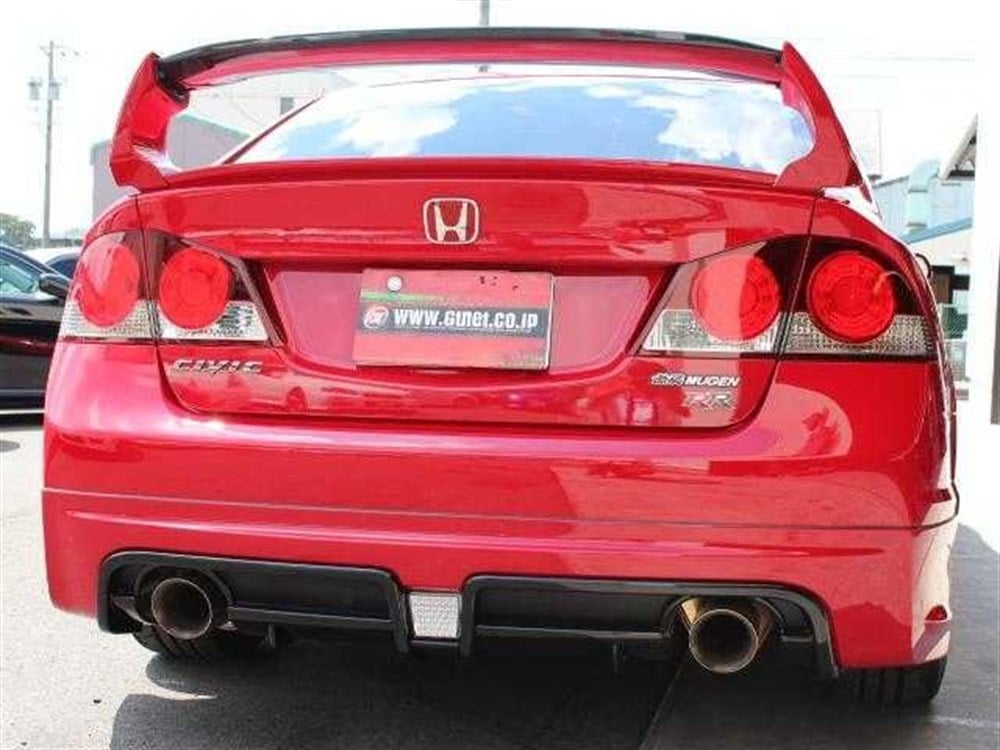 Honda Civic Fd6 Mugen RR  Boyasız Arka Ek (Plastik)