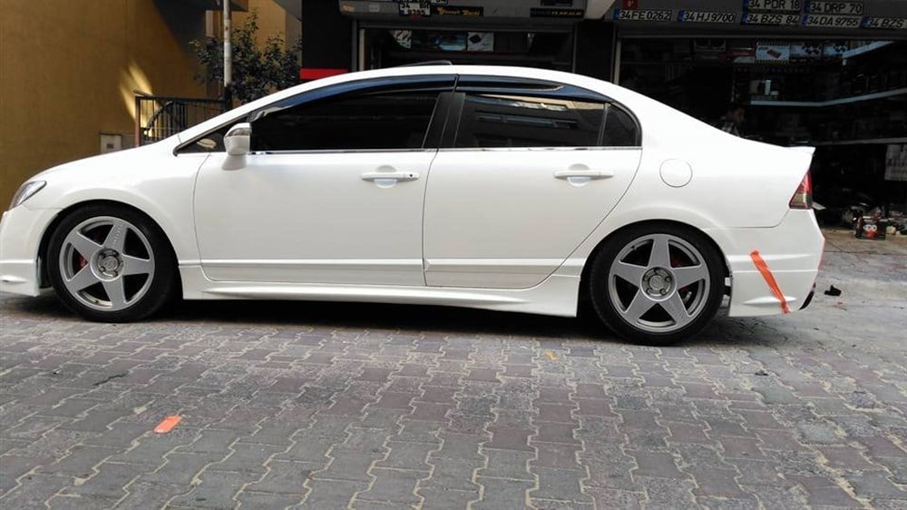 Honda Civic Fd6 Mugen RR Boyasız Yan Marşpiyel