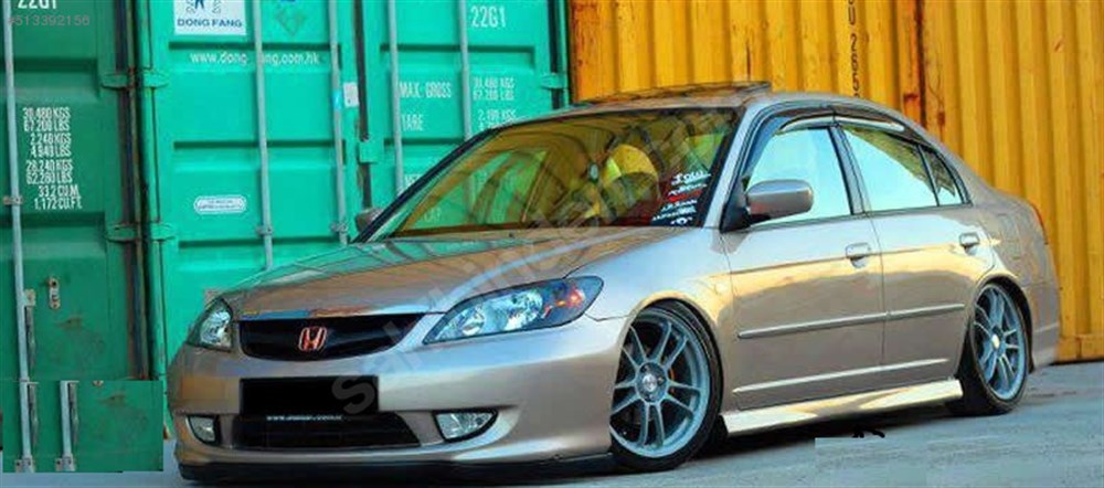 Honda Civic Vtec 2 Boyasız Yan Marşpiyel (Plastik)