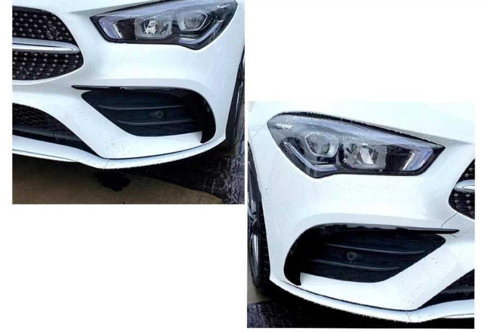 MERCEDES W118 CLA 2020+ ÖN TAMPON YAN BIÇAKLARI - 2 PARÇA