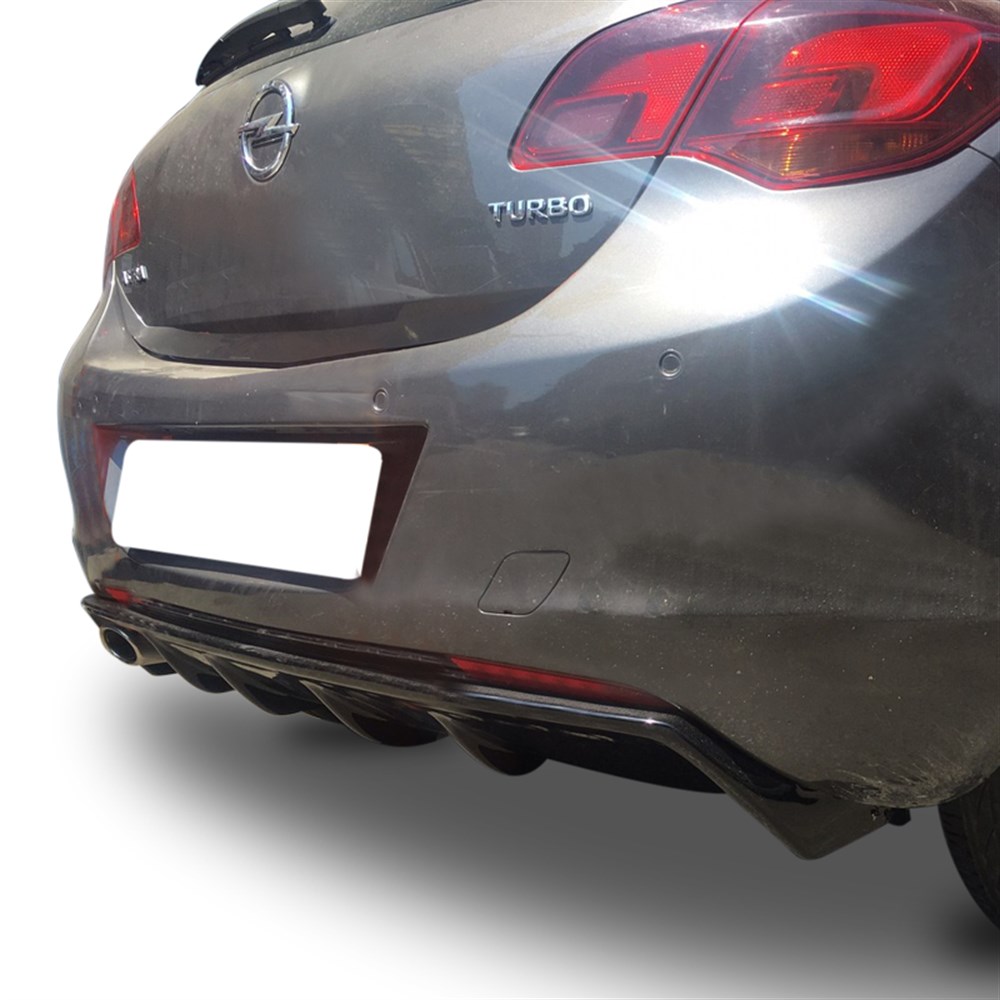 Opel Astra J Hb Makyajsız Parlak Siyah  Difüzör (Plastik)