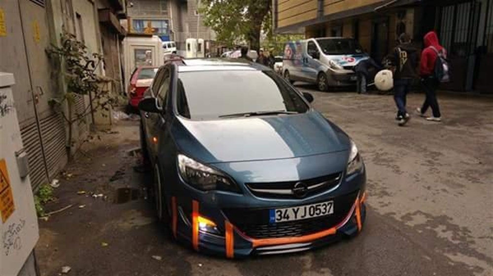 Opel Astra J Makyajlı Boyasız  Ön Ek (Plastik)
