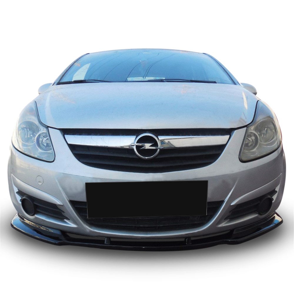 Opel Corsa D Parlak Siyah Ön Lip