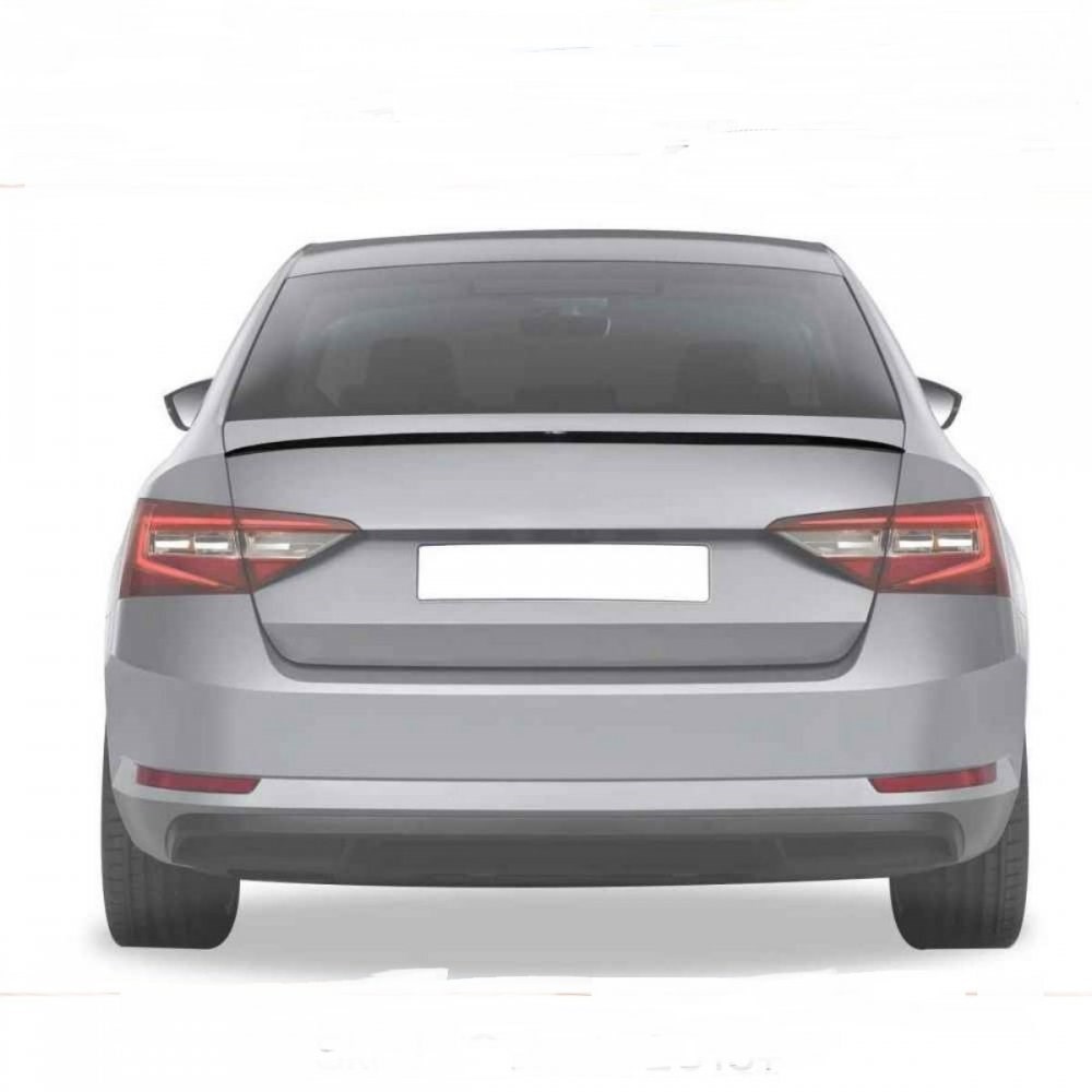 Skoda Octavia Plastik Parlak Siyah Spoiler