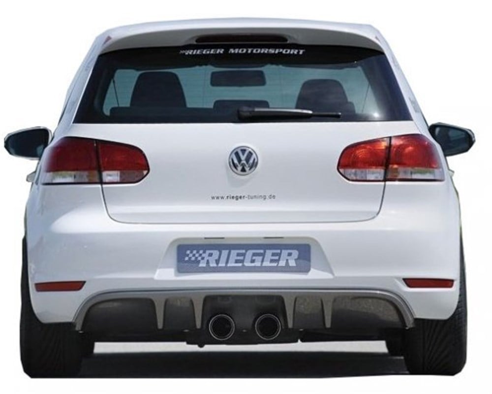 Volkswagen Golf 6 Rieger Parlak Siyah  Difüzör (Plastik)