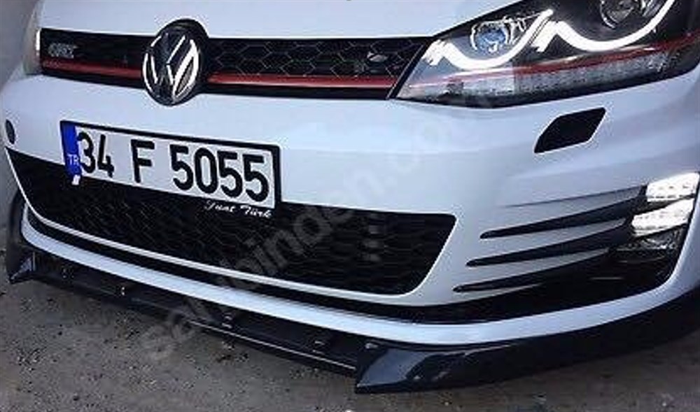 Volkswagen Golf 7 Parlak Siyah Ön Lip