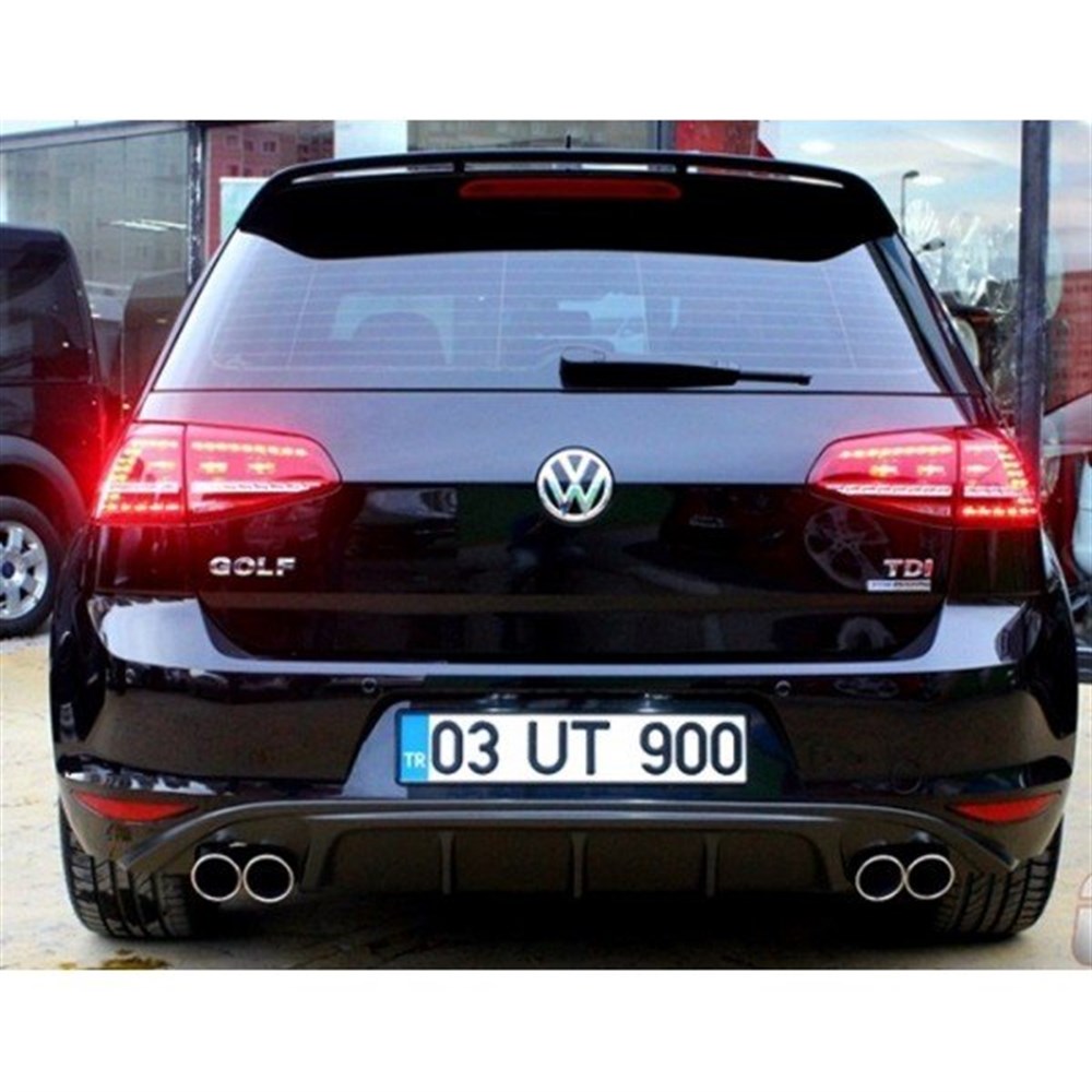 Volkswagen Golf 7 Style Parlak Siyah Difüzör (Plastik)
