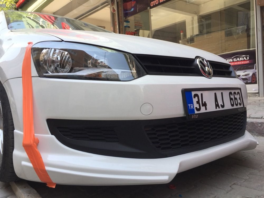 Volkswagen Polo Makyajsız Boyasız  Ön Ek 2010 - 2017 (Plastik)