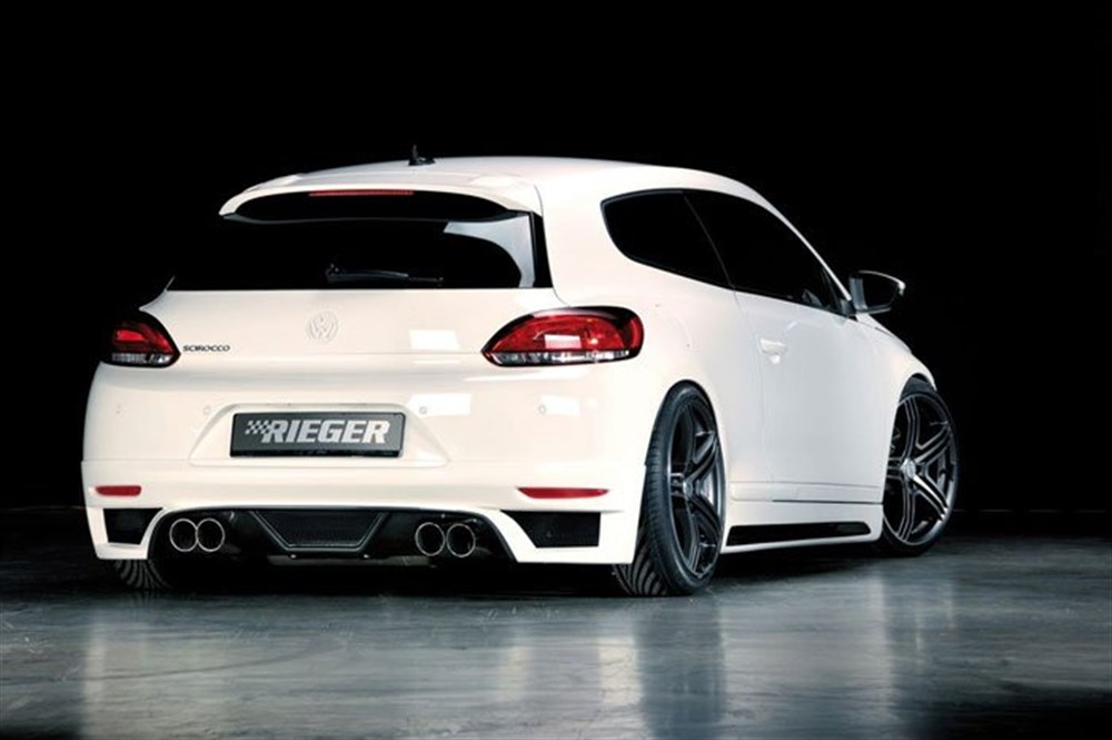 Volkswagen Scirocco Rieger Boyasız  Arka Ek (Plastik)