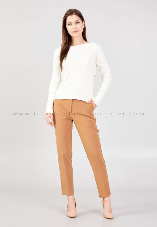 Long Sleeve Solid Color Regular Ecru Blouse