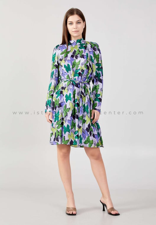 Long Sleeve Midi Satin Column Regular Multicolor Casual Dress