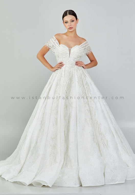 Sleeveless Maxi Tulle Regular Ecru Wedding Dress