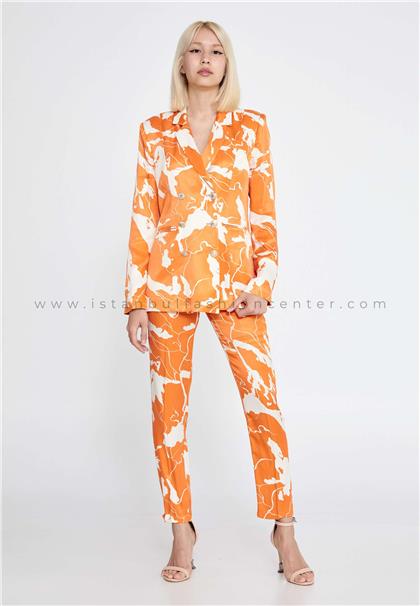 BENA LABENALong Sleeve Regular Orange Suit Bnafx-cp136orn