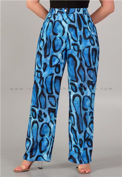Buy wholesale Plus Size Trousers PAOLA / Leggings Style Pants (Navy Blue)