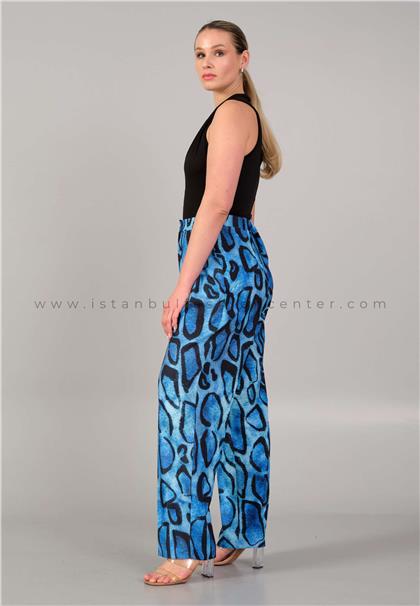 Buy wholesale Plus Size Trousers PAOLA / Leggings Style Pants (Navy Blue)