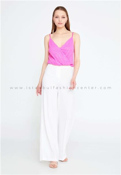 EXPLOSIONSleeveless Solid Color Regular Pink Bodysuit Exp17806nfu
