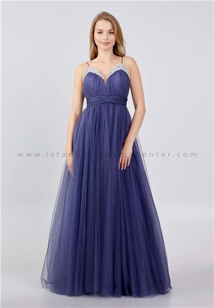FOR COSTUMESleeveless Maxi Tulle A - Line Regular Purple Wedding Guest Dress Frc8819lav