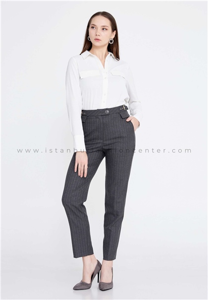 MEESRegular Fit Regular Grey Pants Mes02231gry