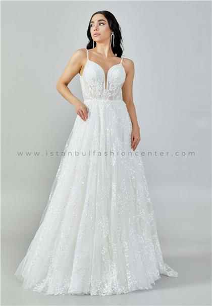 NALANS BRIDALSleeveless Maxi Lace Plus Size Ecru Wedding Dress Nlspas2305-bkib