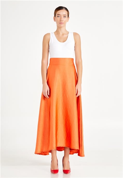 Regular Orange Skirt Ber20y3126ora