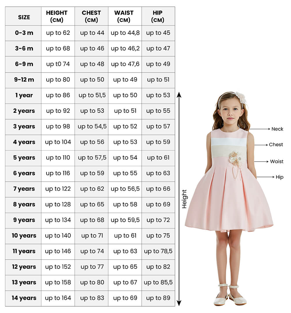 wholesale kids size guide - ifc