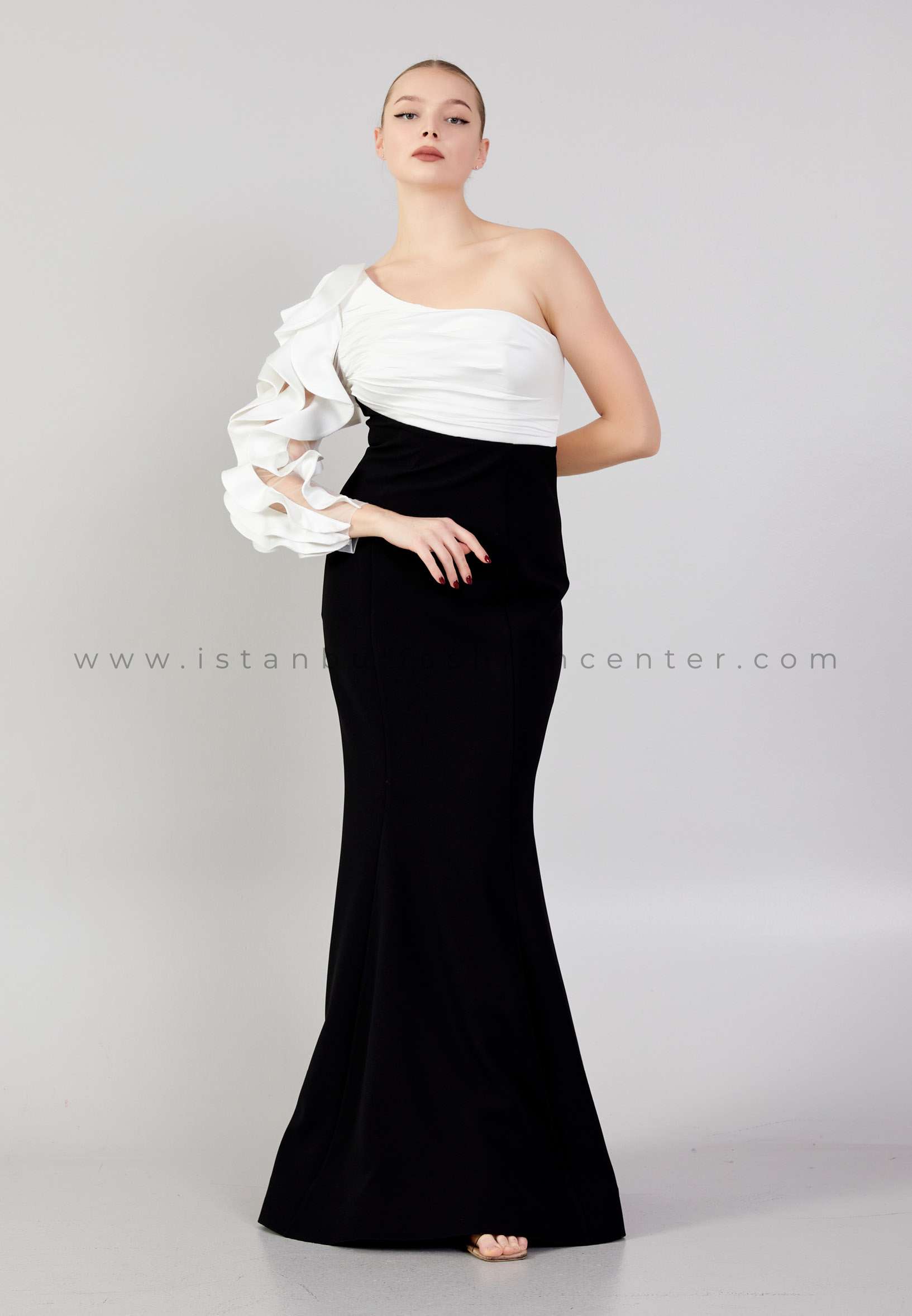 One-Shoulder Simple Pearl White Evening Dresses,Prom Dresses,BD930667 –  luladress