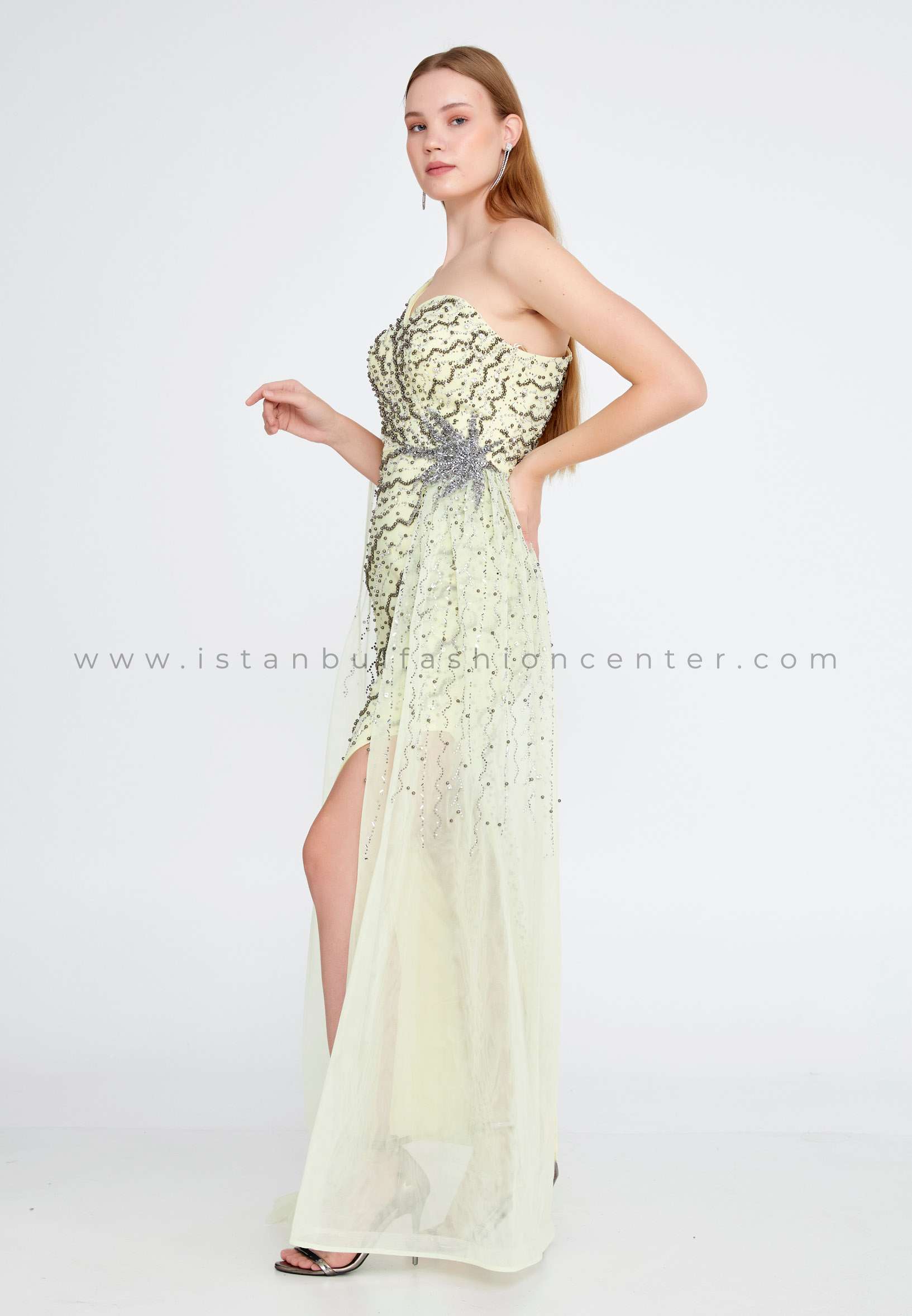 Yellow sales engagement dress
