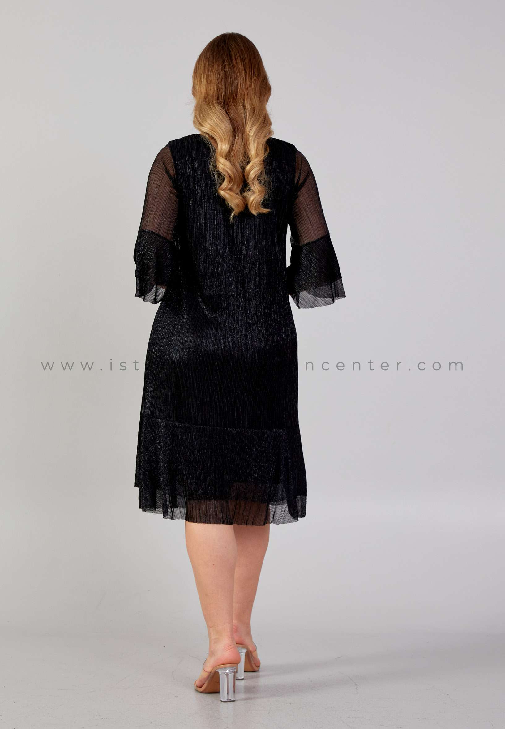 Mid length black dress plus sale size