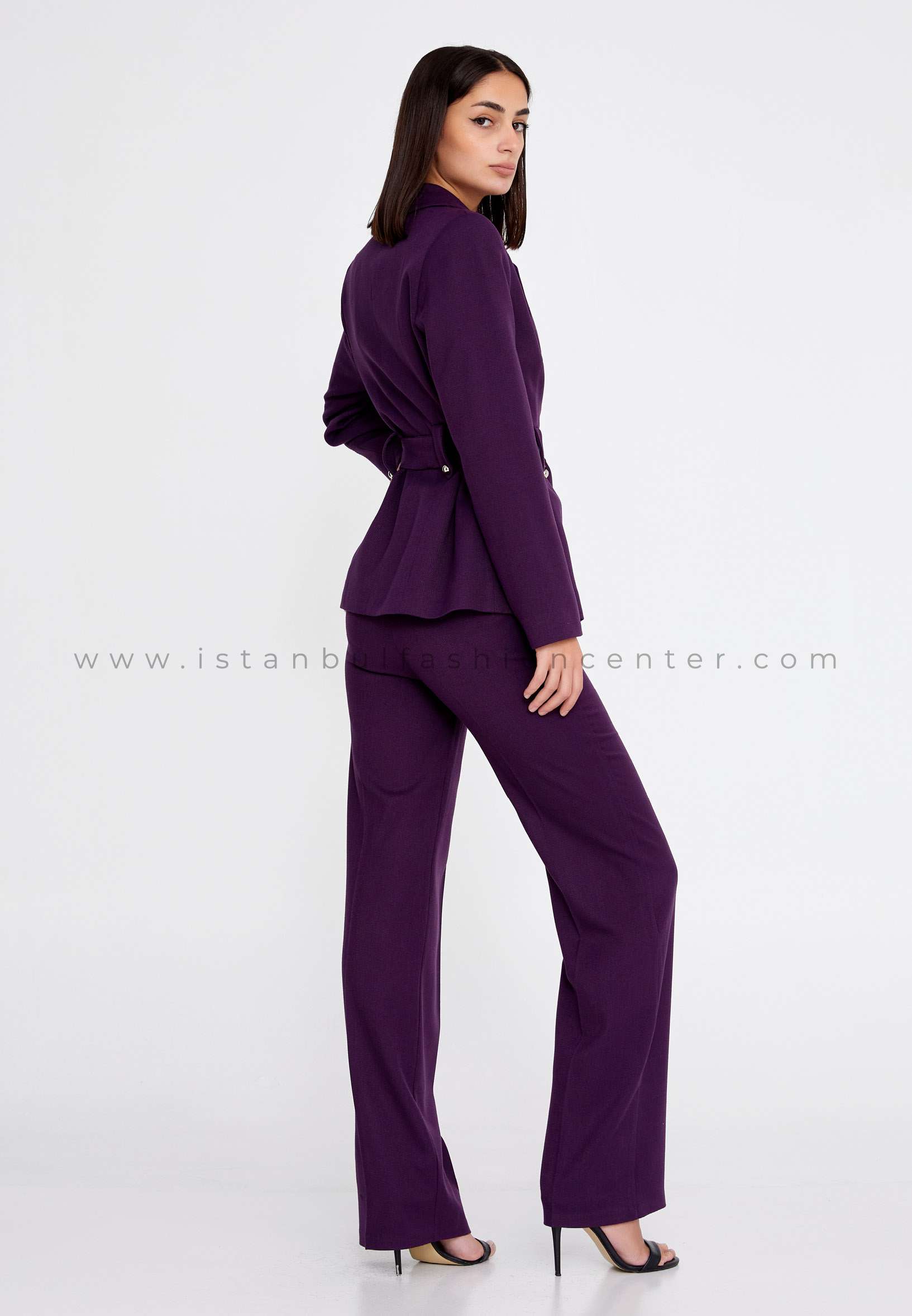 Women's Purple Velvet Tuxedo Two Piece Slim Fit Suits Palazzo Pants - Etsy