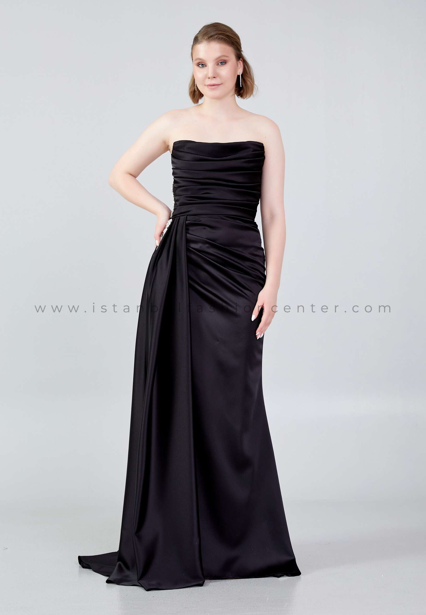 David's bridal clearance black strapless dress