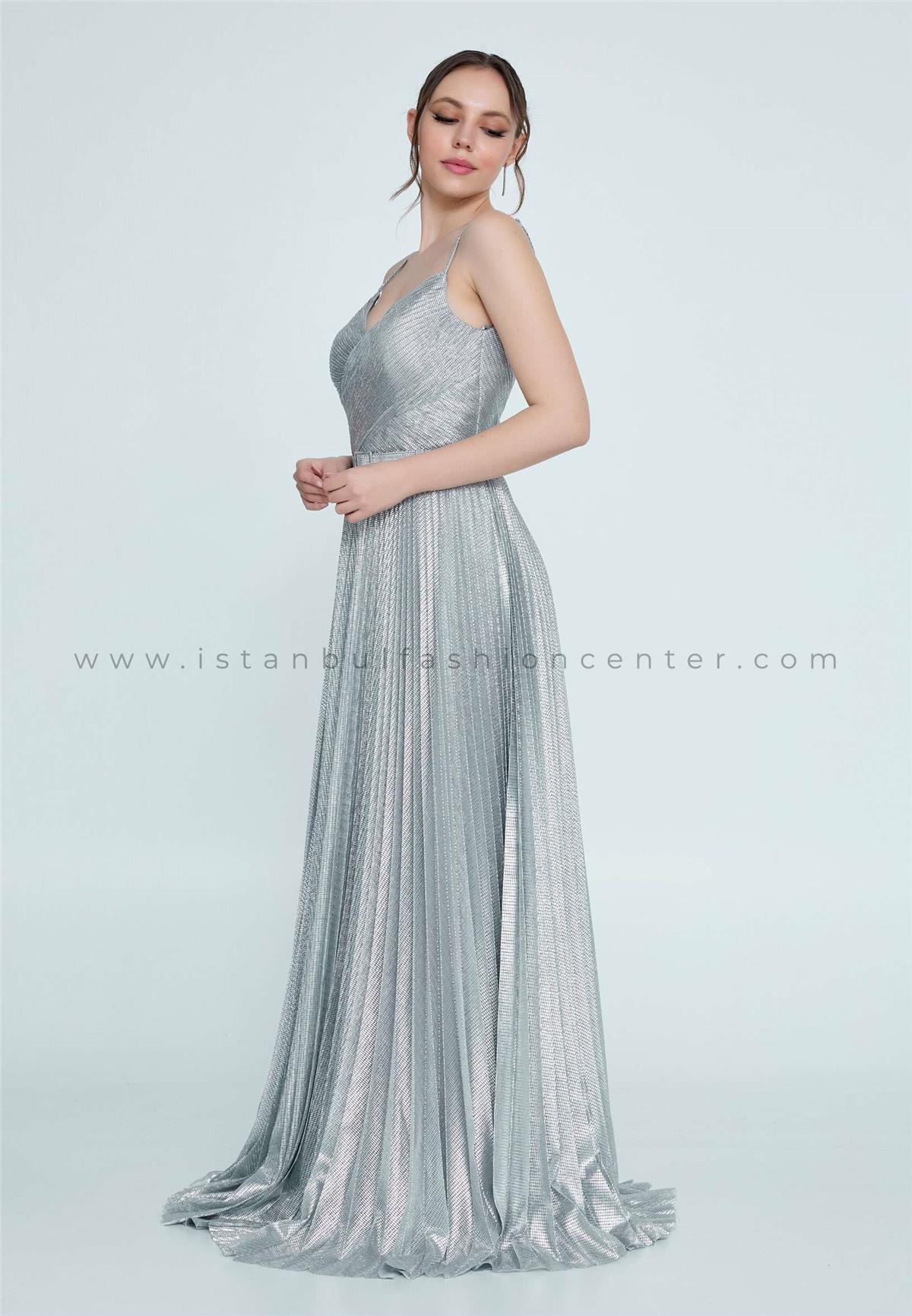 Silver chiffon dress sales