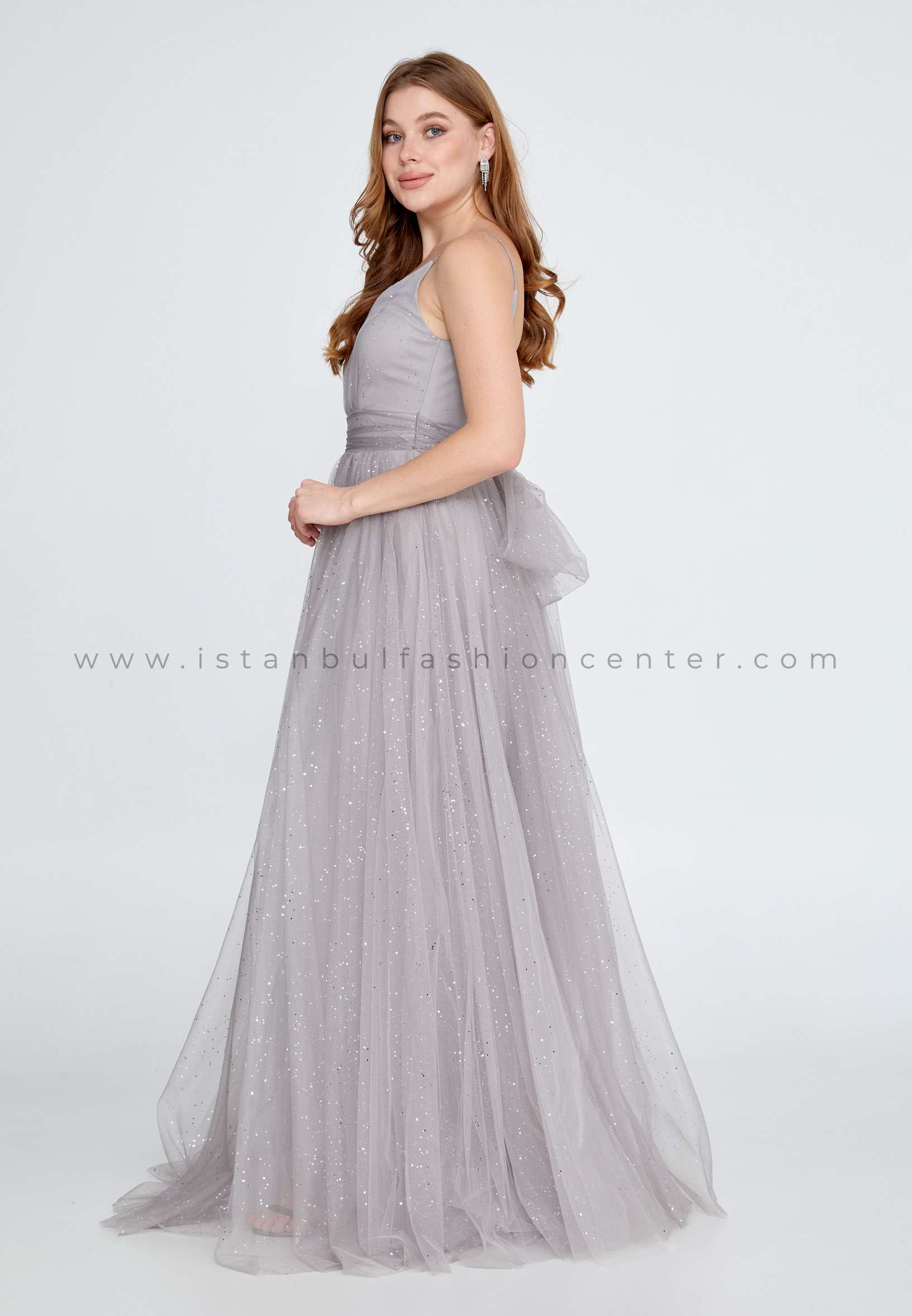 Grey tulle shop maxi dress