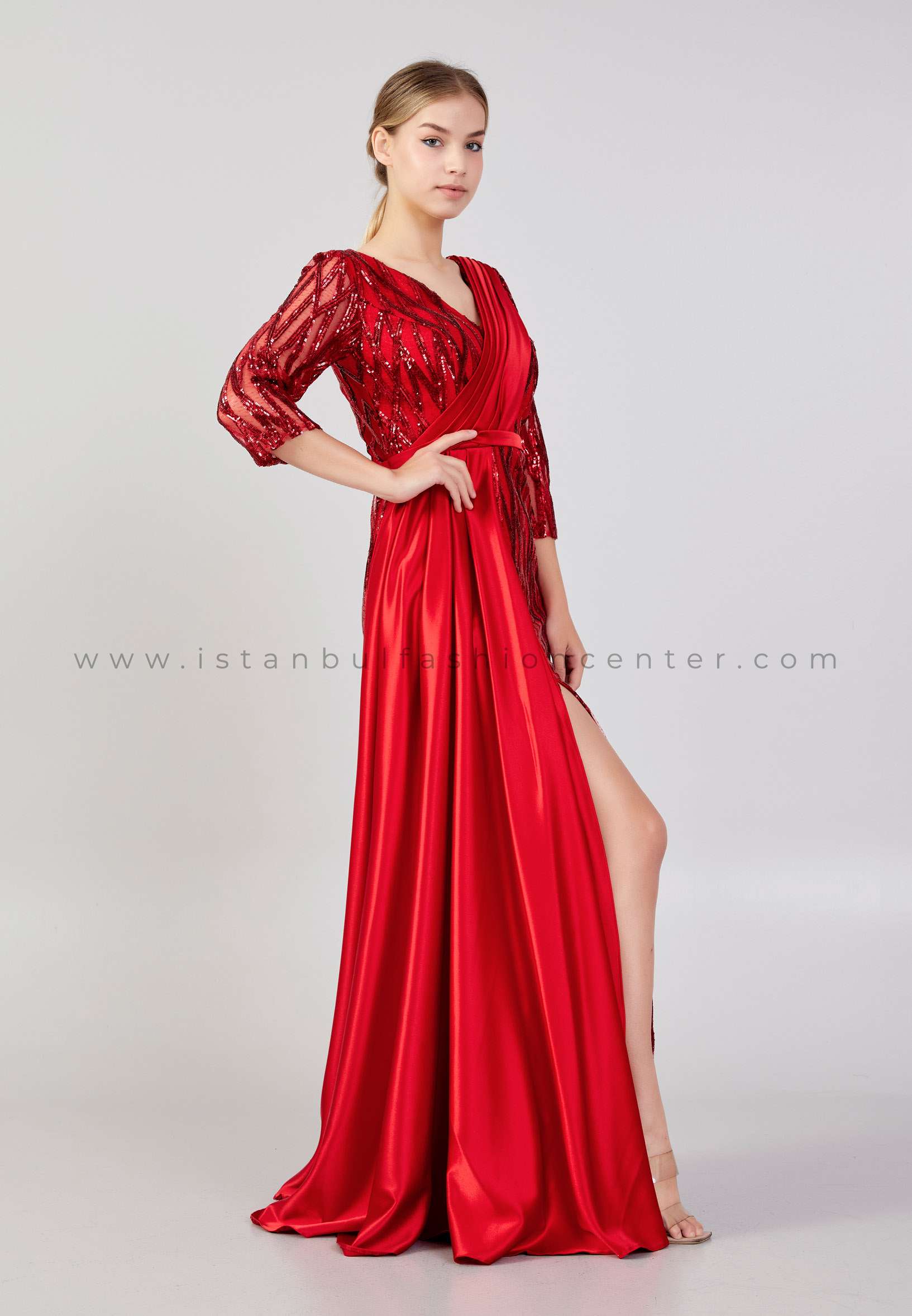 Red maxi dress for shop wedding guest