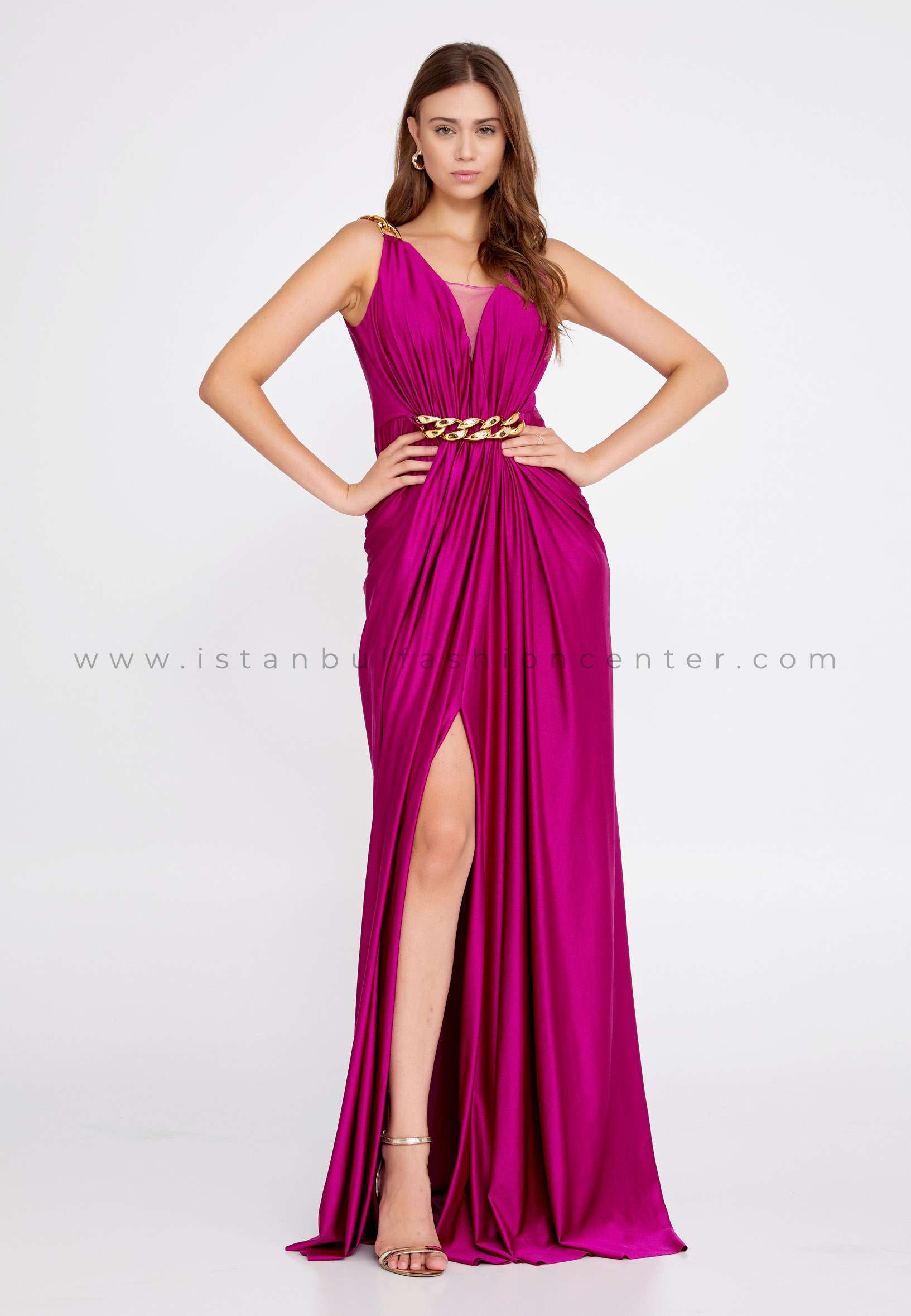 Fuchsia pink dress for cheap wedding