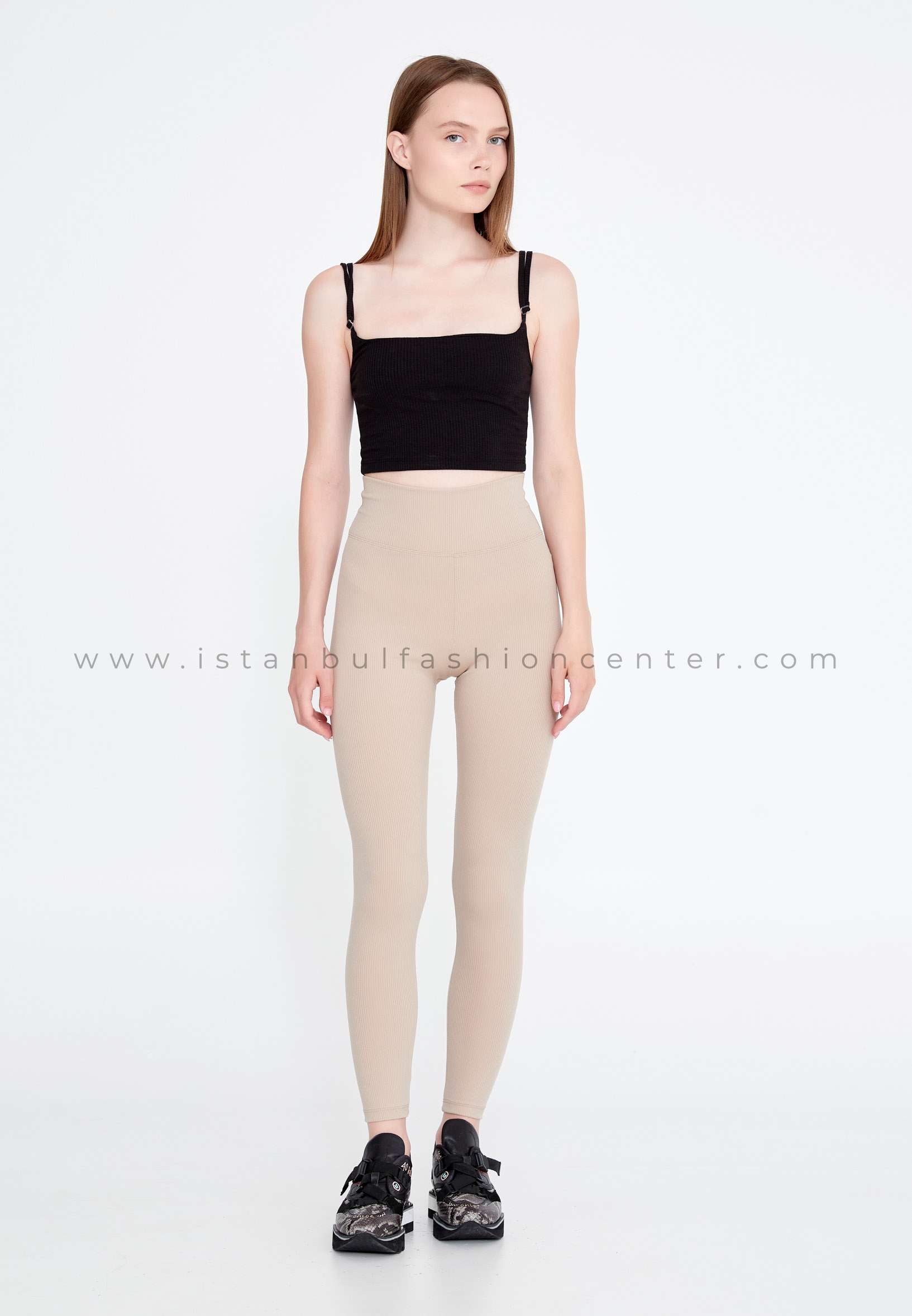 BONA FIDE BEIGE Neutral solid color Leggings by NOW COLOR | Society6