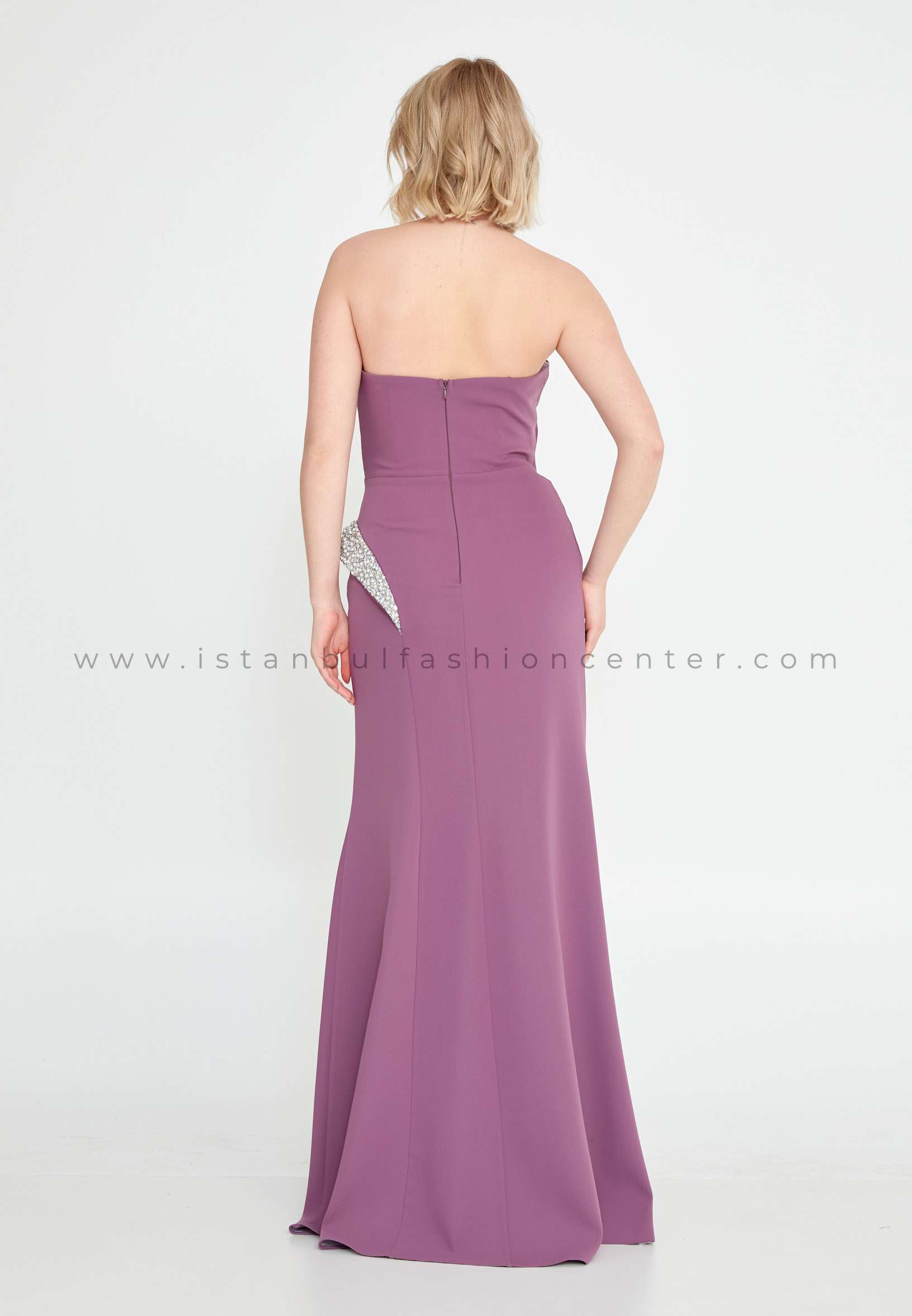 Dusty purple wedding hot sale dress